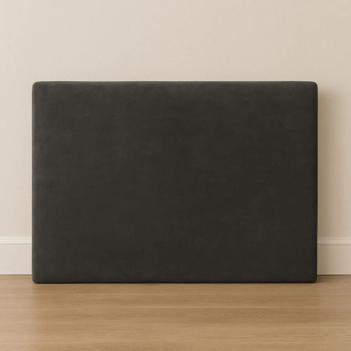 Respaldo De Sommier Queen Marshmallow Gris Oscuro 