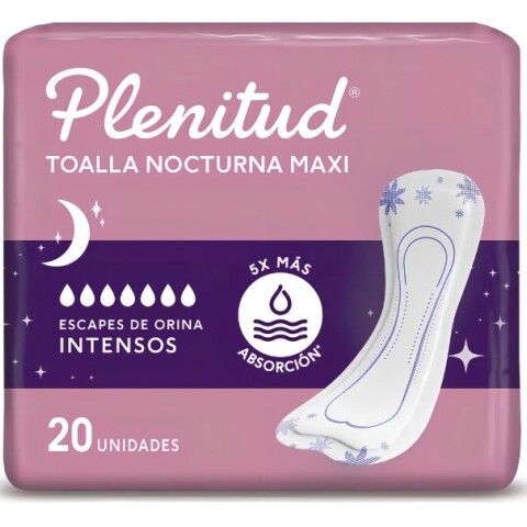 Plenitud absorvente nocturno maxi x20 Plenitud absorvente nocturno maxi x20