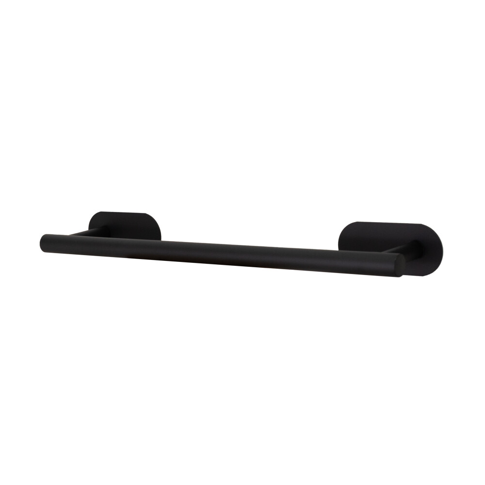TOALLERO NEGRO ACERO INOXIDABLE TOW8*40