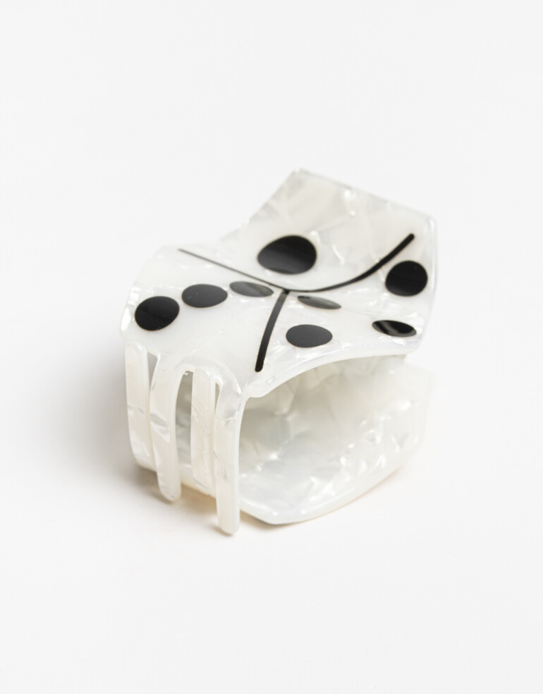 Broche Acrilico Broche Acrílico Dado - Combinacion Bicolor