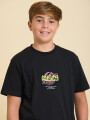 T-SHIRT JULEN TEEN RUSTY Negro