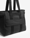 Shopper Engomado Cartera Formato Shopper Rue Du Voyage - Negro