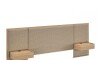 Respaldo Queen con mesa de luz - Moderna Hanover