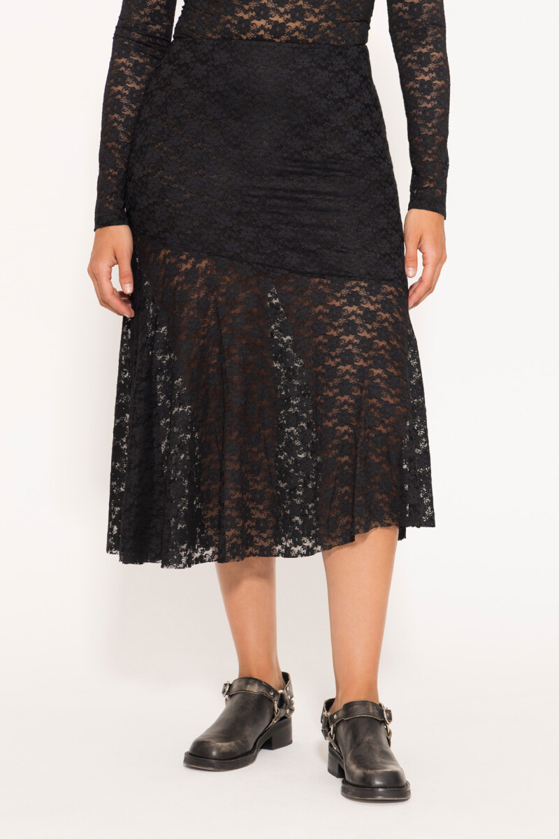 POLLERA JOSEPHINE Negro
