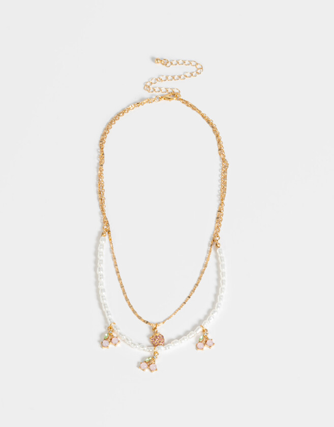 Collares Cortos Frutas Collar Corto Frutas - Dorado