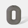 BASE CERAMICA GRIS 22X8X30CM Unica