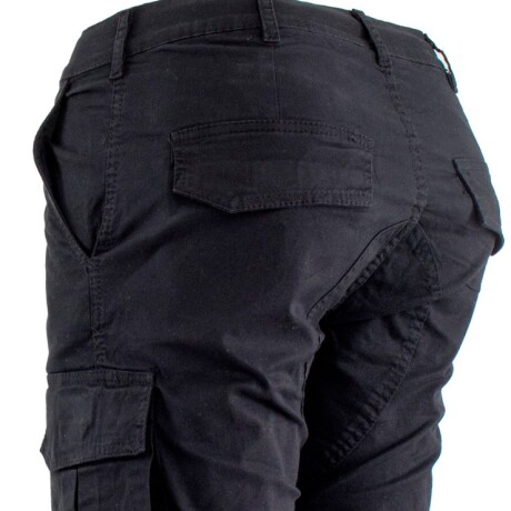 Pantalón Cargo de Hombre con Spandex Negro