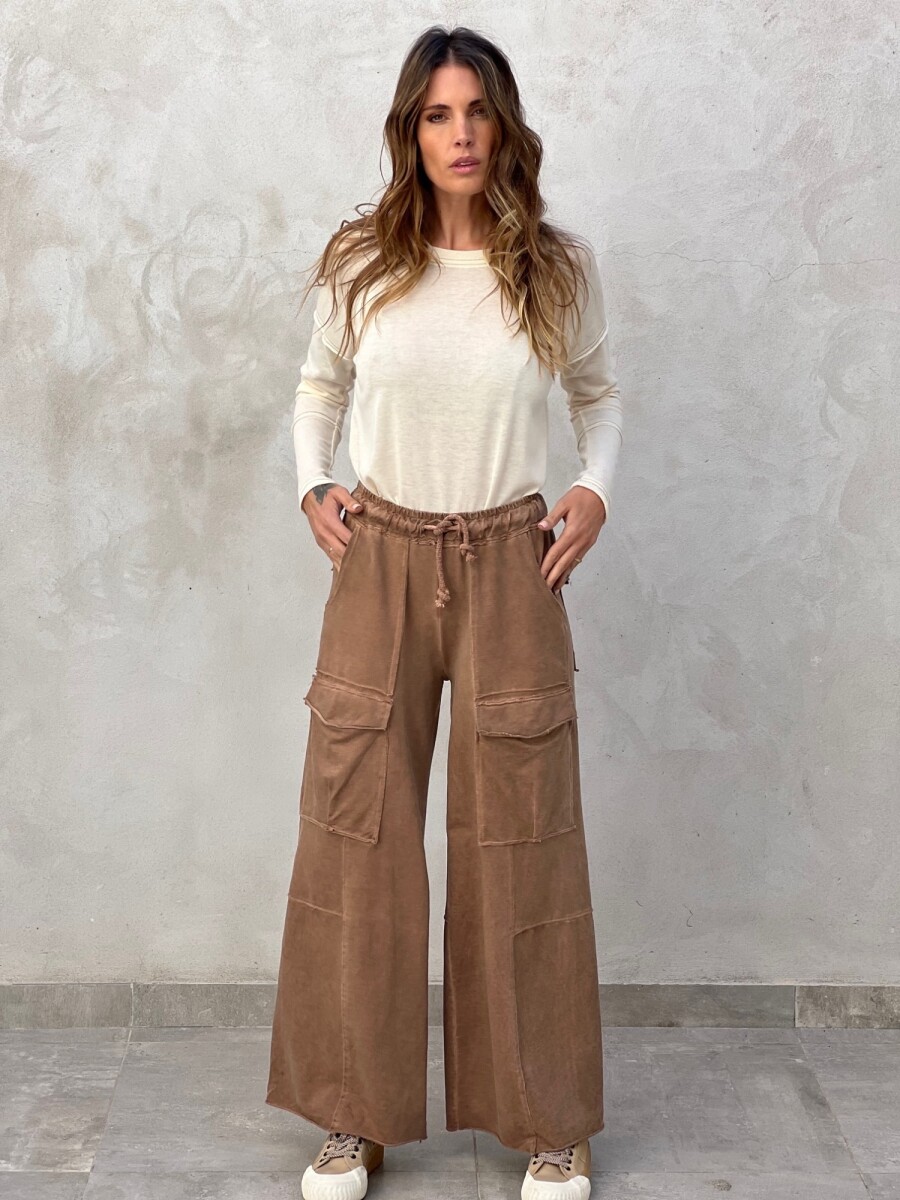 PANTALON KENIA - TOSTADO 