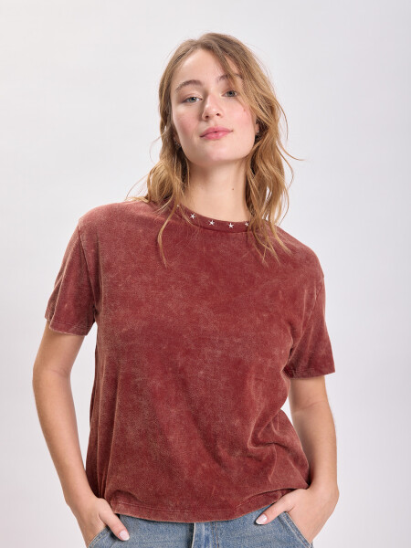 Remera estampa Terracota