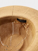 Sombrero De Punto Con Detalle De Cuentas multicolor