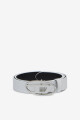 CINTURON D LOGO B-1DR Blanco