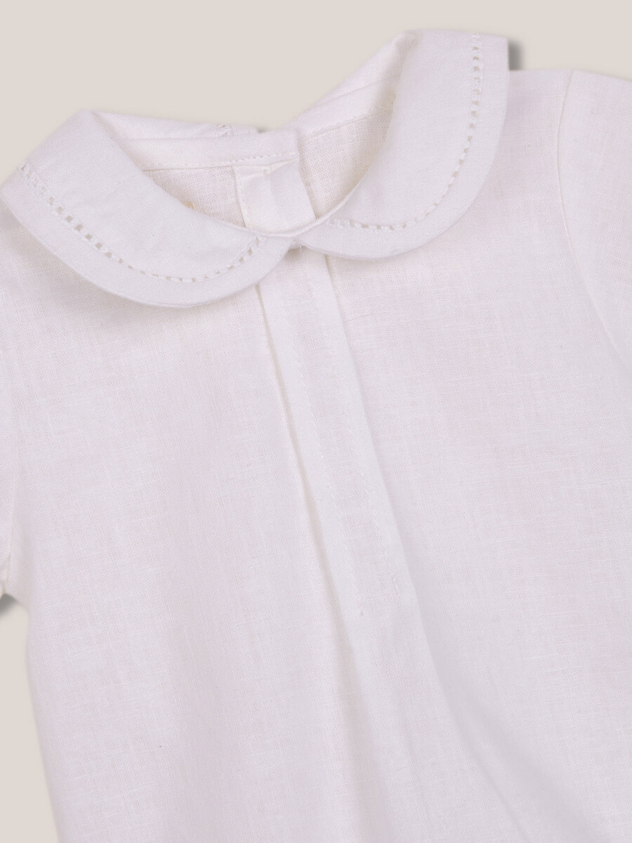 Camisa Body Cuello Bebe Blanco