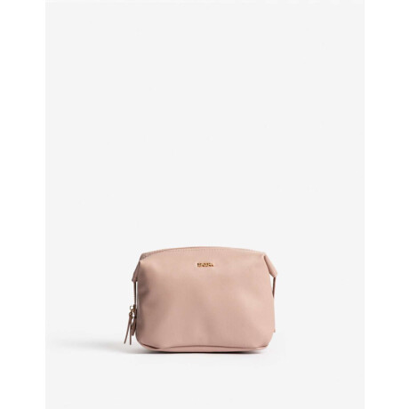 Porta Cosméticos Con Cierre Rosa Piel