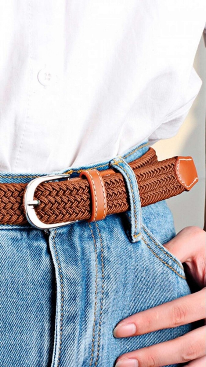 Cinto Unisex Elastizado - Marrón 