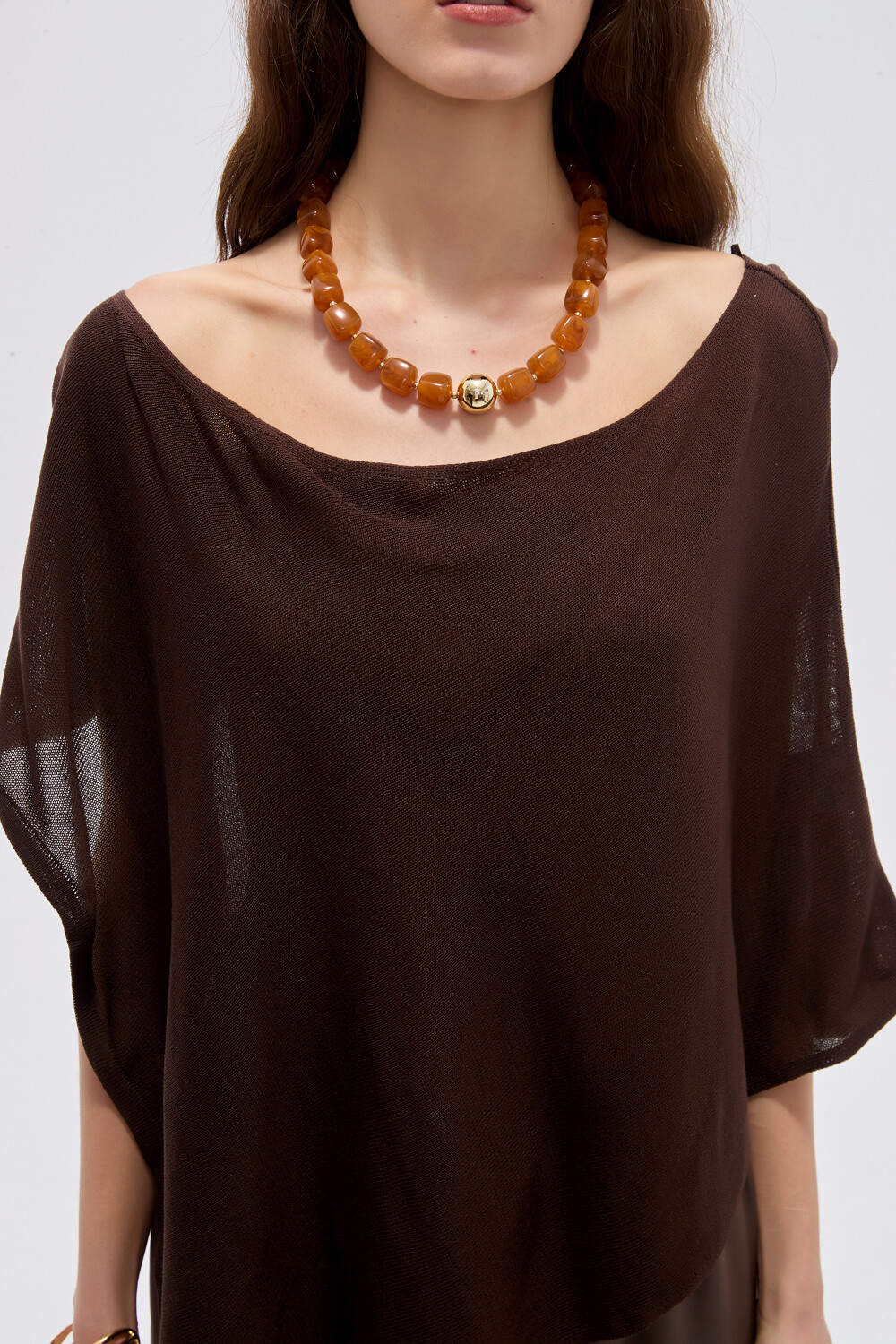 Poncho Frial Chocolate