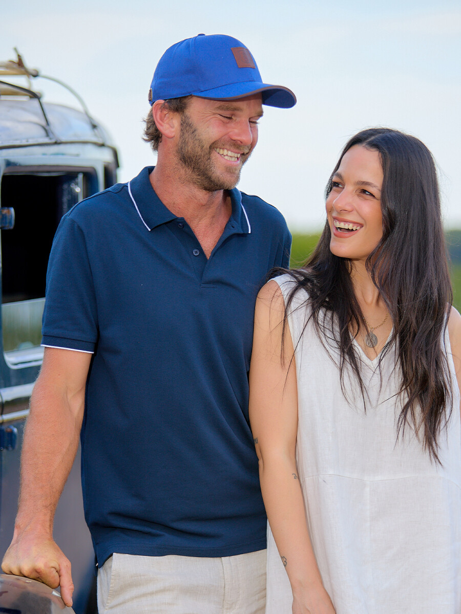 Remera Polo Tranquera - Azul 