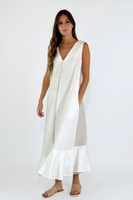 VESTIDO CAMILA Crudo