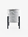 PUFF PLEGABLE CORDERITO CRUDO