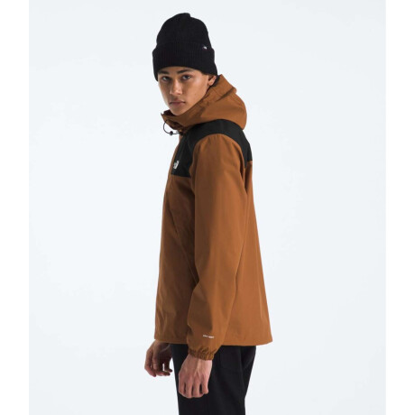 Campera Impermeable Antora hombre Burnt Umber/tnf Black