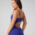 Enterizo Booty Scrunch PureLuxe V-Back Mujer Nightfall