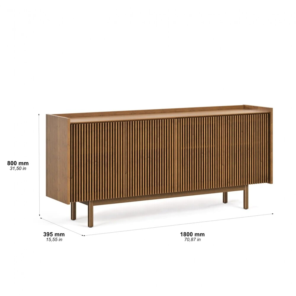 Aparador Buffet Dune Ripiado 1.8 - Linea Manhattan Nature