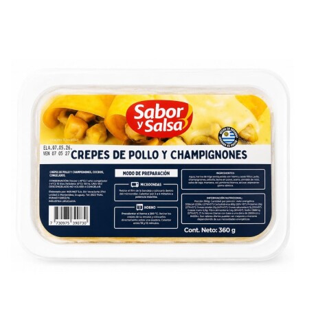 CREPES DE POLLO Y CHAMPIGNONES CREPES DE POLLO Y CHAMPIGNONES