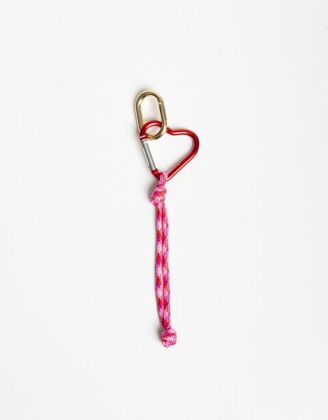 Llavero Cordón Llavero Y Bag Charm De Cordón - Combinacion Bicolor