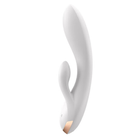 Satisfyer Double Flex Vibrador Bluetooth App Blanco Satisfyer Double Flex Vibrador Bluetooth App Blanco