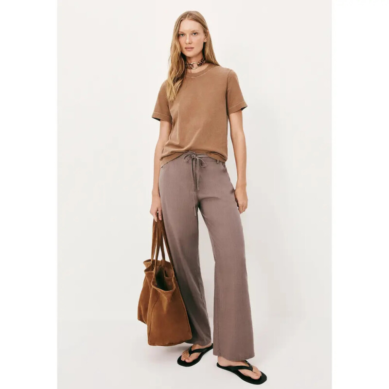 BLUSA MM FEM MARROM ESCURO