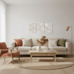 CUADRO CANVAS 30x40cm MARCO FIGURAS BEIGE 2 CUADRO CANVAS 30x40cm MARCO FIGURAS BEIGE 2