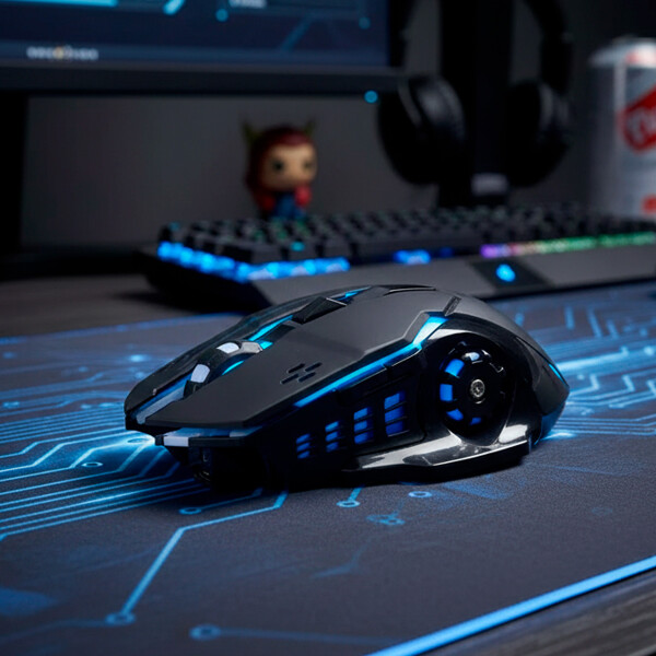 Mouse Gamer Inalámbrico Xtrike Me GW-601 RGB 3200 DPI Color Negro