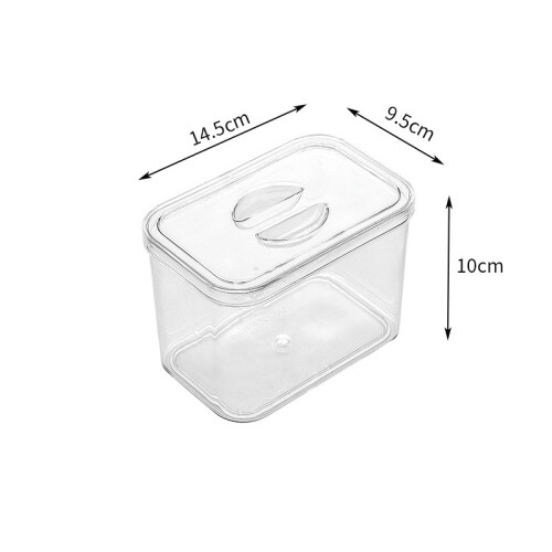 Recipiente plastico 14.5*9.5*10cm N/a