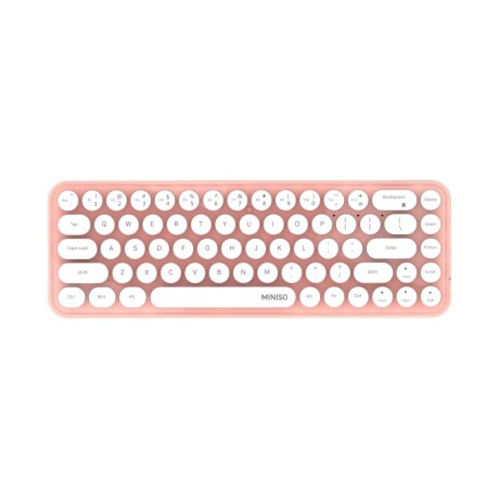 Teclado inalámbrico rosa