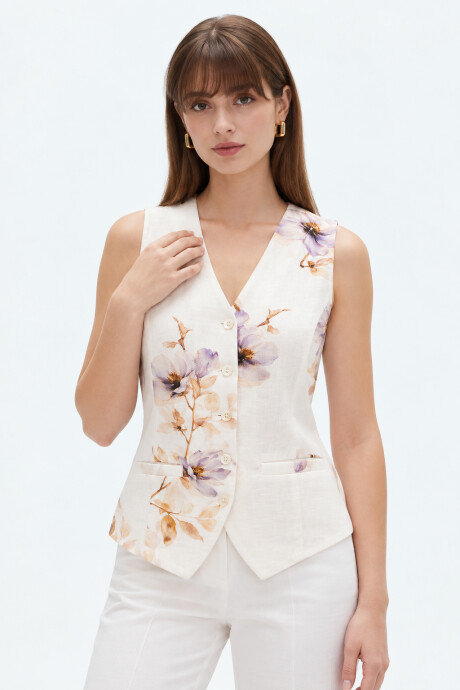 Chaleco Fiorenza Estampado 1