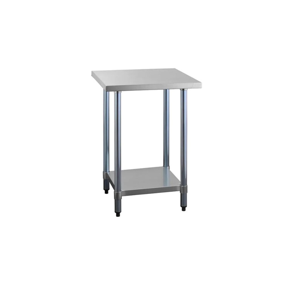 Mesada de Trabajo con Estante de Acero Inoxidable 60 x 60 x 85 cm Mesada de Trabajo con Estante de Acero Inoxidable 60 x 60 x 85 cm