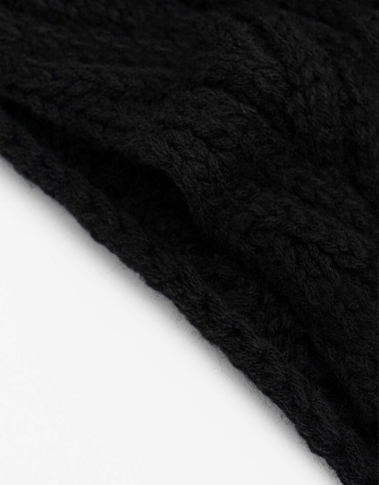 Bufandas Special Price Bufanda Tejida Special Price - Negro