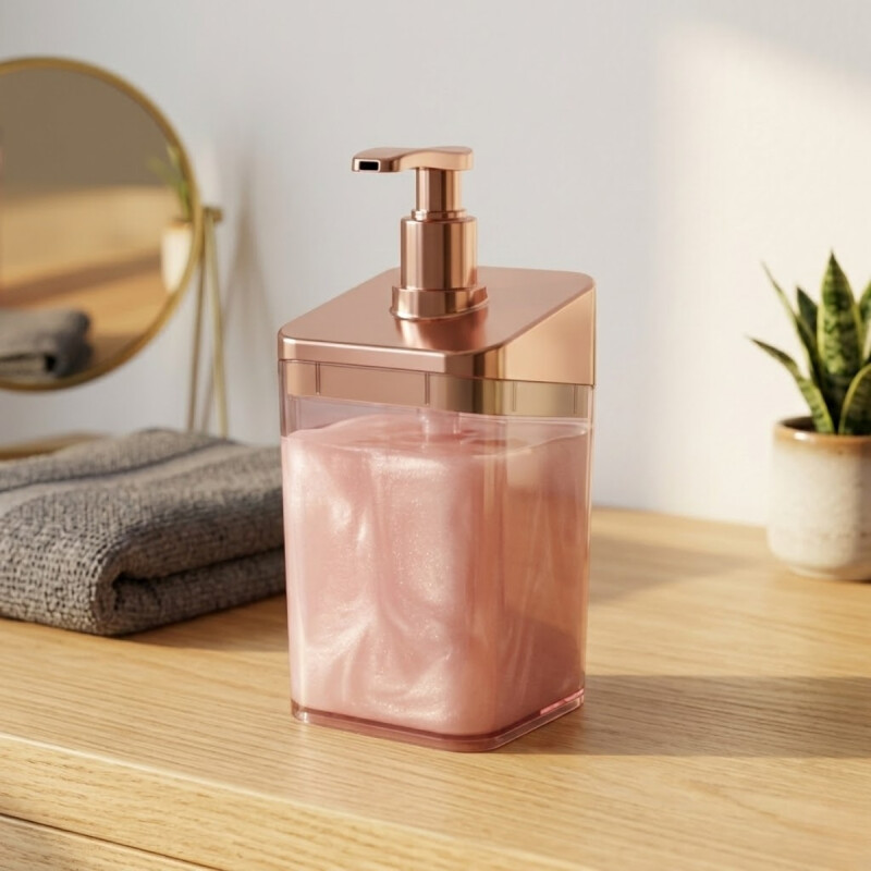 Dispensador de jabón 350ml ROSADO