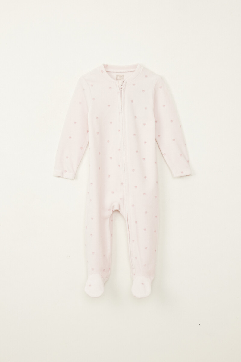 Enterito pijama plush - Rosa 