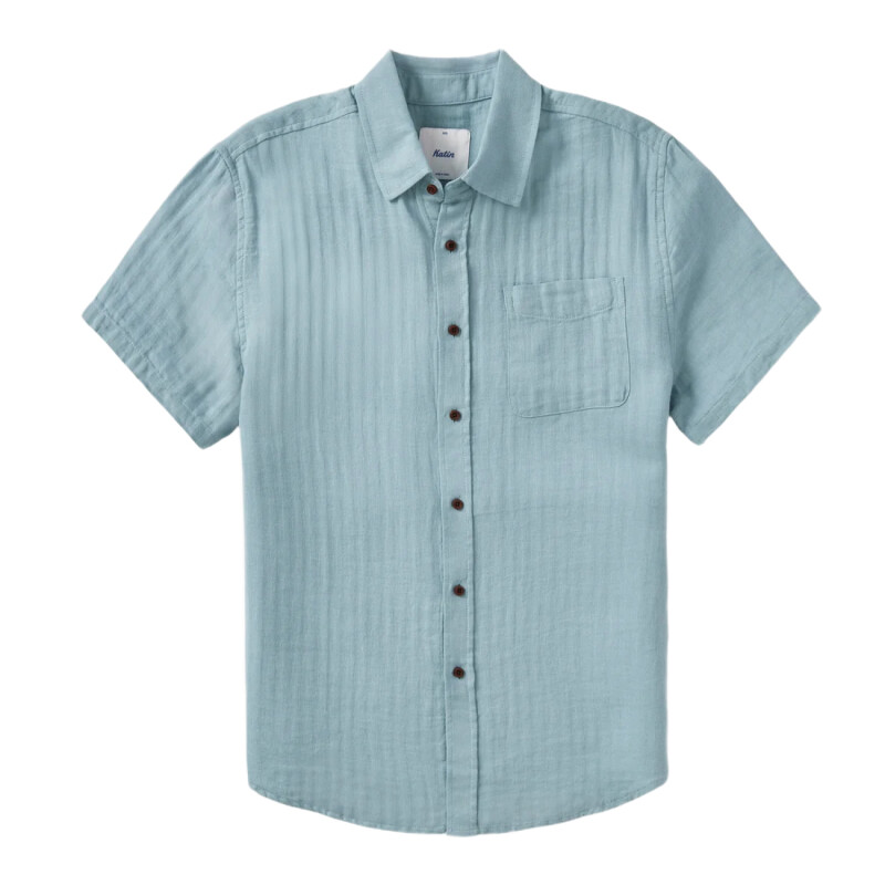 Camisa Katin Alan Solid - Celeste Camisa Katin Alan Solid - Celeste