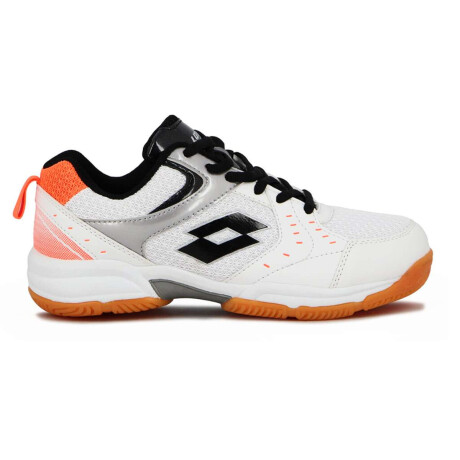 Lotto Champion Mujer Indoor/Paddle/Volley Blanco-Naranja