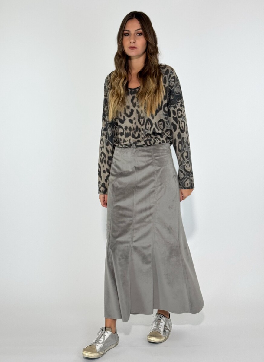 POLLERA ADELE - GRIS 