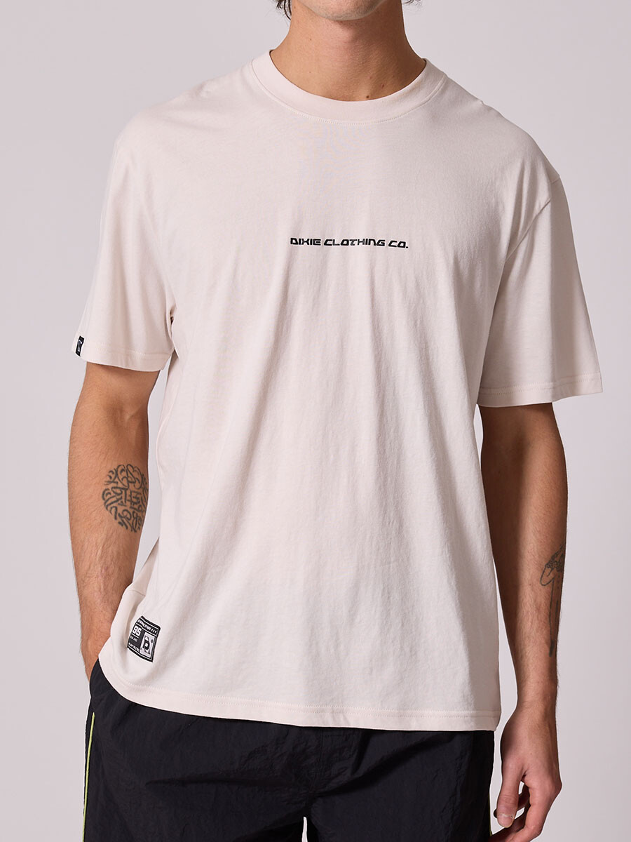 T-SHIRT REIBO DIXIE - Beige 