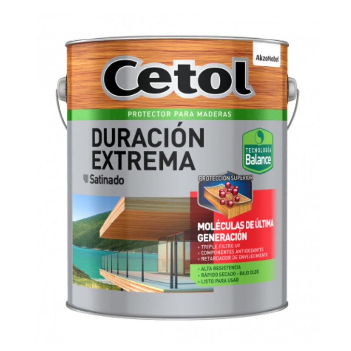 CETOL DURACION EXTREMA BALANCE SATINADO 1 LT NOGAL 