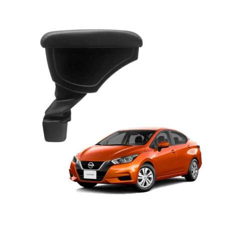 Apoya Brazo Nissan Versa 2021 Negro Con Cuero Sintético Negro