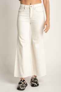 Jean Flared Wide Leg Nacar