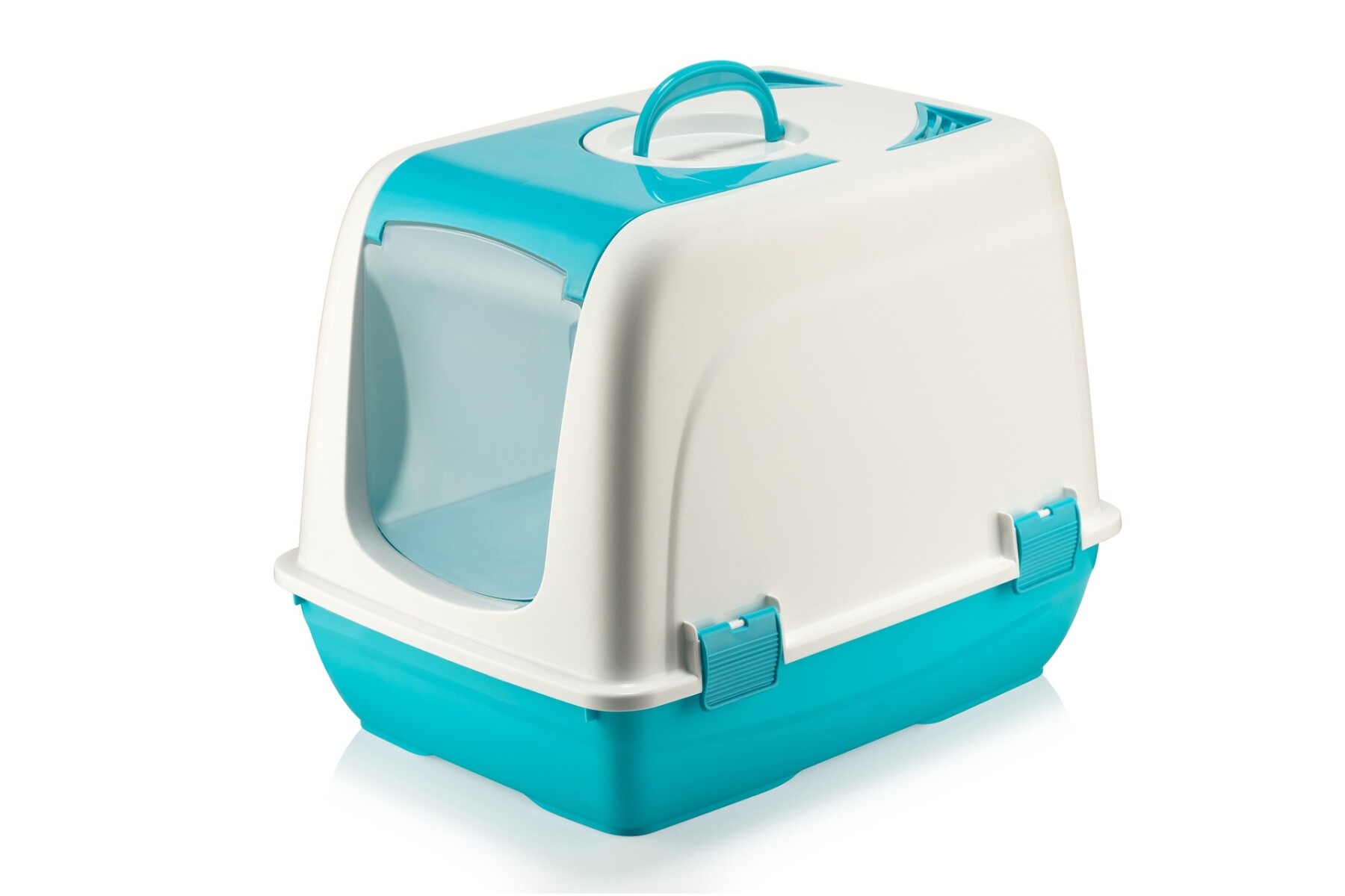 CAT TOILET BOX S TURQUOISE BLUE 