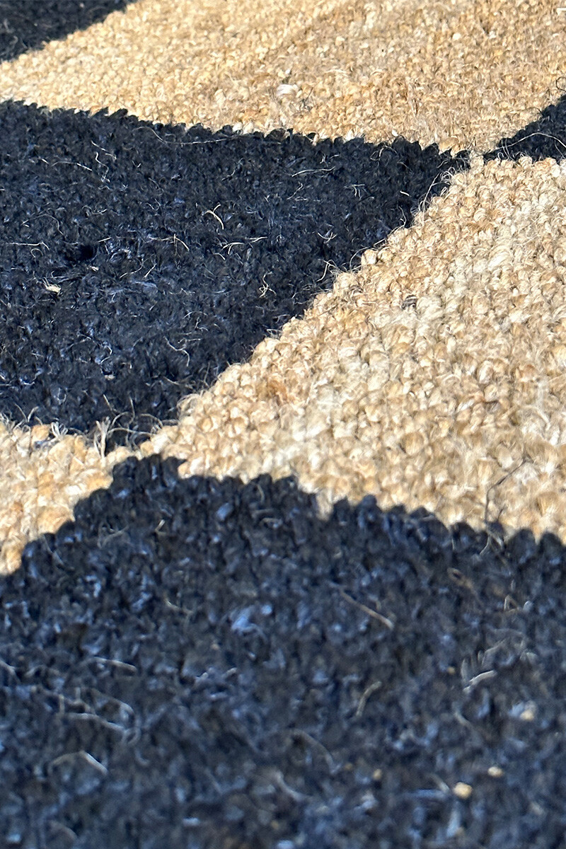 Board ALFOMBRA BOARD JUTE 300X400 NATURAL BLACK