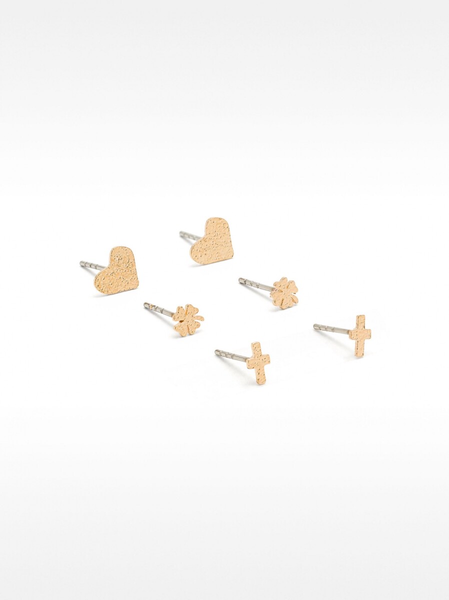 Set De Pendientes Dorados - dorado 