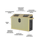 Mondo Speaker Large - Brass Mondo Brass