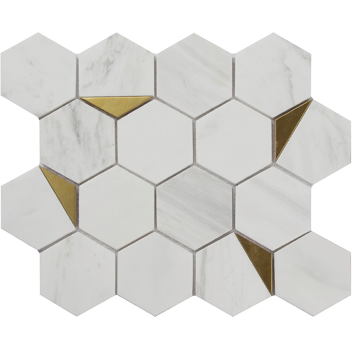Mosaico Con Terminación De Piedra 300x260x8 Mm 